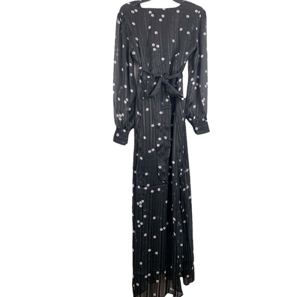 Nwt FRENCH Paris Sheer Polka Dot Dress - Picture 5 of 12